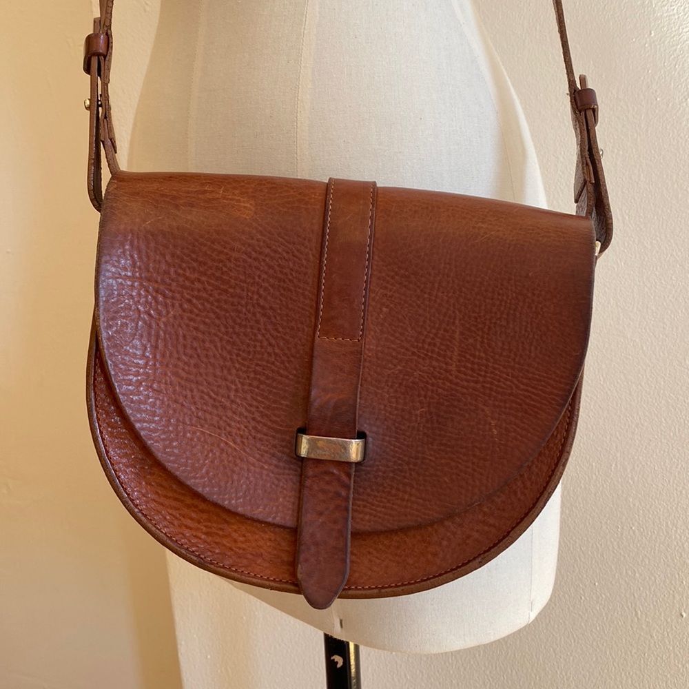 Sézane Claude Leather Crossbody bag purse
